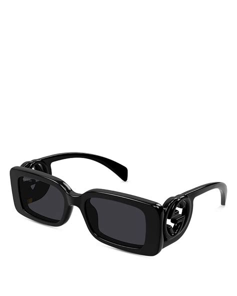 gucci rectangular sunglasses australia|gucci unisex fashion 54mm sunglasses.